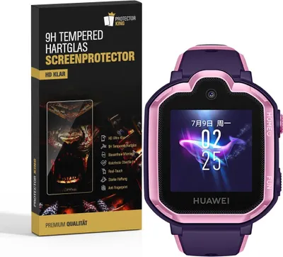 Produktbild von 2x 9H Panzerglas für Huawei Kinder Watch 3 Pro Displayschutz Panzerfolie Hartglas Schutzglas Displayglas Tempered Glasfolie Schutzfolie Sicherheitsglas Echtglas