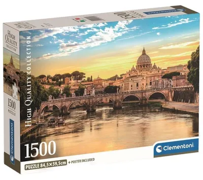Obrázek produktu pro Clementoni High Quality Collection Rome, 1500 kusů, Krajina, 18 rok/roky