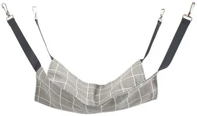 Image de Petit hamac pour animaux de compagnie, fin, 57 x 47 cm, lavable, jusqu'à 9 kg