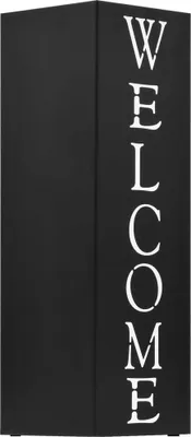 Obrázok produktu pre vidaXL Stojan na dáždniky Welcome Steel Black