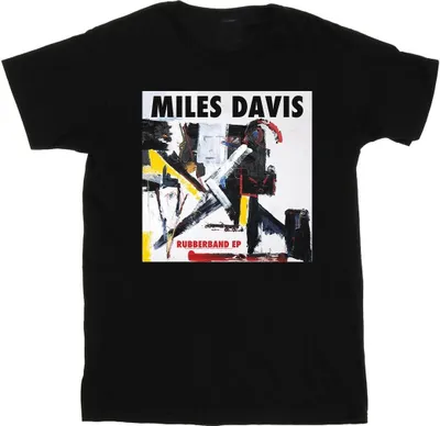 Produktbild von Miles Davis - "Rubberband EP" T-Shirt für Herren BI38536 (S) (Schwarz)