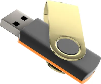 Produktbild von Zwei Farben USB Stick Swivel 1GB