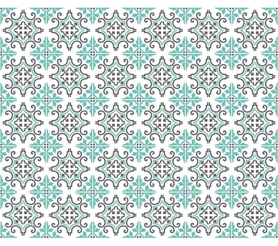 Obrázok produktu pre Samolepiace nálepky na obklady do kuchyne a kúpeľne – 30 nálepiek Antonella Azulejo – 30 nálepiek s rozmermi 15 x 15 cm