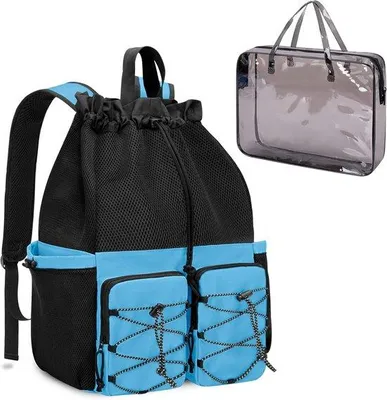 Produktbild von Famanu Strandrucksack mit wasserdichter Tasche - 46 x 38 x 18 cm