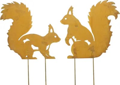 Produktbild von Gartenstecker "Eichhörnchen", 2er Set
