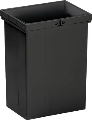 Produktbild von WESCO 8011612 Ersatzeimer anthrazit 8 Liter Volumen, Doppelbügel aus Kunststoff / Eimer