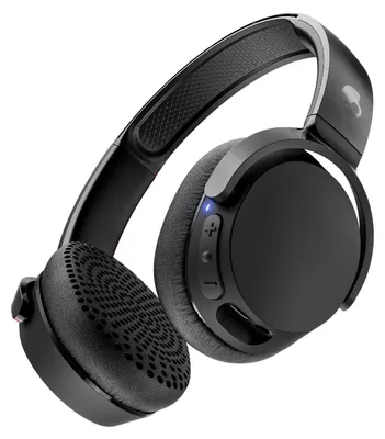 Zdjęcie produktu dla Słuchawki bezprzewodowe Riff 2, model on-ear, czarne, z mikrofonem, kompatybilne z urządzeniami Android i Bluetooth, czas pracy na baterii: 34 godziny