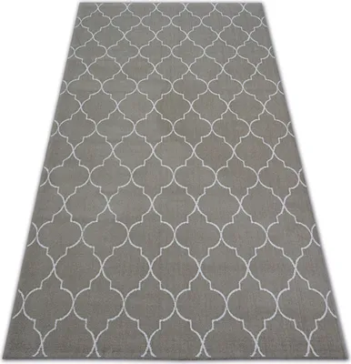Produktbild von Teppich SENSE Micro 81220 TRELLIS beige/weiß  beige 80x150 cm