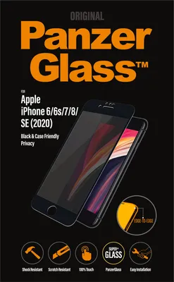 Produktbild von PanzerGlass SP iPhone 6/6s/7/8/SE 2020 CF E-to-E Privacy