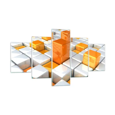 Produktbild von Bilder auf glas - Abstrakt computer grafik struktur - 125x70cm - Glasbilder - Wandbilder - Kunstdruck - Wanddekoration aus Glas - Glas Bilder - Wandbild auf Glas - GEA125x70-2530
