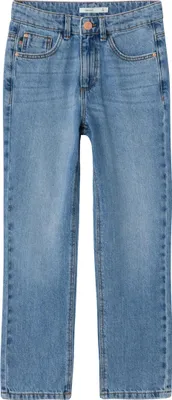 Produktbild von NAME IT Mädchen Jeans Straight Denim Hose Mid Waist Pants NKFROSE  Größe: