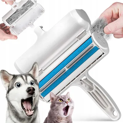 Produktbild von Bürste - Walze zum Reinigen - Rolle zum Reinigen von Kleidung - zum Sammeln von Hunde- und Katzenhaaren - zum Sammeln von Haaren