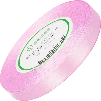 Produktbild von Satinband 12 mm - rosa - 32 lfm