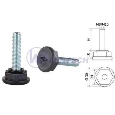 Obrázek produktu pro Šroub s plastovou nohou M8x20 / balení 1 ks