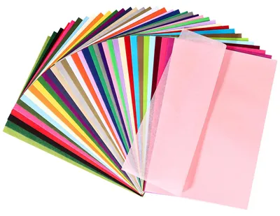 360 Blatt farbiges Transparentpapier A4, 36 Farben, 17 g/m²