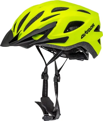 Produktbild von Airtracks Fahrradhelm Savage KJ-201 Neon, Größe L/XL 58cm-63cm / für Herren und Damen - EPS-Körper + IN MOULD