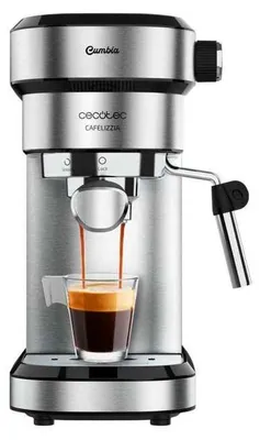 Zdjęcie produktu dla Ekspres do kawy – CECOTEC – Cafelizzia790 Steel – 1350 W – 20 barów – 1,2 l – stal nierdzewna