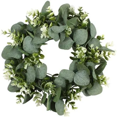 Immagine prodotto di Ghirlande di fiori di eucalipto - Decorazioni per porte e matrimoni - 1 pezzo - 30 cm