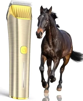 Produktbild von Einisall -Pferd -Clipper, drahtloses Design, ruhiger Clipper dickes, verfilztes Haar, Rasiermesser, Trimmer 7000 U / min leistungsstarker Motor, geeig