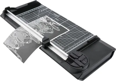Produktbild von Hebelschneider Rollenschneider 5in1 Din A4 cm mm inch Falzen Papierschneider