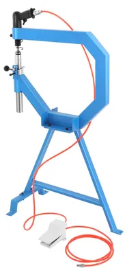 Productafbeelding van Pmatische trilhamer, 50-100 PSI, drie verschillende ambosgroottes, blauw