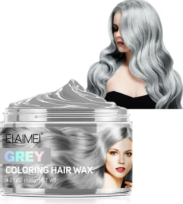 Obrázok produktu pre Farbený vosk na vlasy Elaimei - 120 g Gray