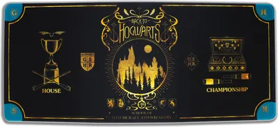 Produktbild von Harry Potter Schreibtischunterlage - Hogwarts Mauspad mit Quidditch