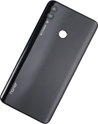 Produktbild von Für Honor 10 Lite Back Cover Mit Kameralinse + Klebefolie Schwarz
