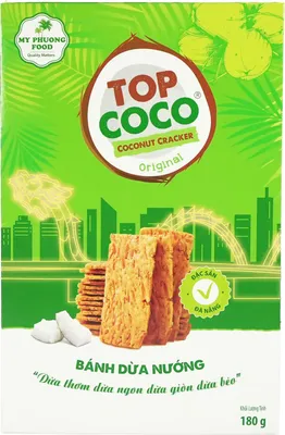 Produktbild von Top Coco Kokoscracker Banh Dua Nuong 180g