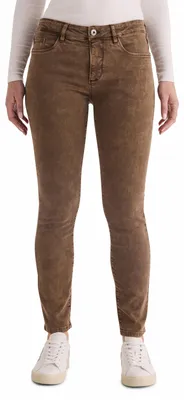 Produktbild von Stooker Women FLORENZ COLOUR AUTUMN Damen 5-Pocket-Jeans Slim Fit 48 (Länge 28) shitake wash