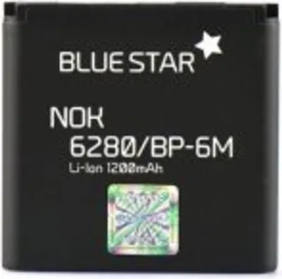 Produktbild von AKKU passend für Nokia 6280/9300/6151/N73 1200m/Ah Li-Ion BLUE STAR PREMIUM