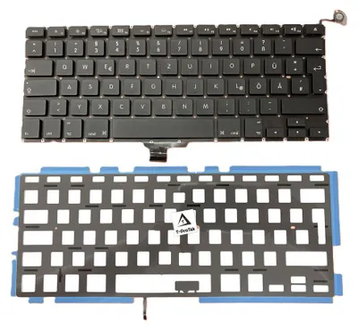 Obrázek produktu pro GERMAN - Černá klávesnice s osvětlením kompatibilní s MacBook Pro 13" A1278 Mid-2010