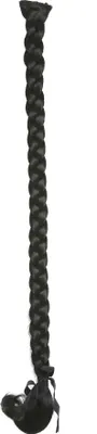 Produktbild von WIG ME UP Geflochtener Zopf Flechtzopf mit Clip lang Schwarz SA101-1B