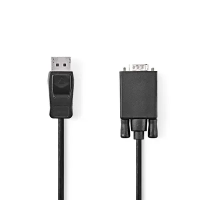 Productafbeelding van Nedis CCGL37301BK10, 1 meter, VGA (D-Sub), DisplayPort, mannelijk, mannelijk, rechte kabel
