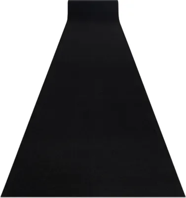 Produktbild von Läufer Antirutsch RUMBA einfarbig schwarz 100 cm Schwarz 100x350 cm