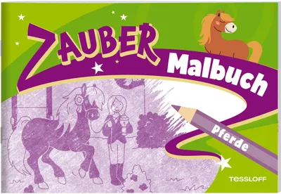 Produktbild von Zaubermalbuch. Pferde