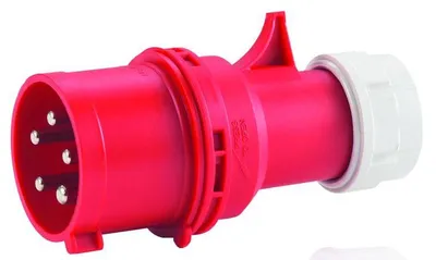Produktbild von HEDI 9010 CEE Phasenwendestecker 400V 32A mit Schnellverschluss bis zu 5x6,0 mm²