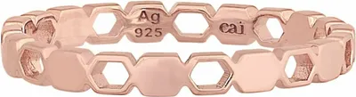 Produktbild von cai Ring 925/- Sterling Silber rot 054 (17,2) ohne Stein 274270232-2