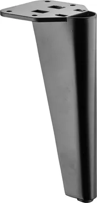 Produktbild von Hettich Möbelfuß Megina schwarz Höhe: 180 mm
