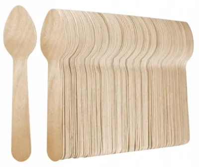 Produktbild von 100 Holz-Löffel