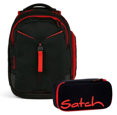 Produktbild von Satch Match Fire Phantom Schulrucksack Set 2tlg.