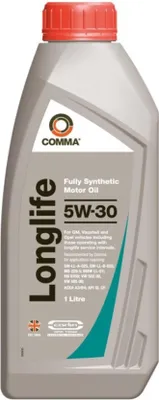 Produktbild von COMMA Longlife für 5W-30 1 Liter Motoröl Motorenöl Synthetisch 229.5 502 00 505 00 Öl