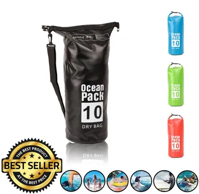 Immagine prodotto di Borsa da viaggio impermeabile - 10 L - Nera