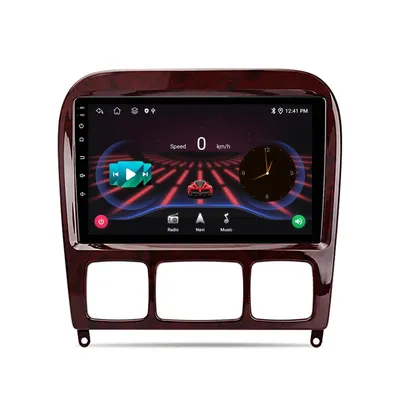 Obrázek produktu pro 64GB Autorádio Android Mercedes S-Klasse W220 1998-2005 9" WiFi CarPlay Android Auto Navigace GPS Bluetooth