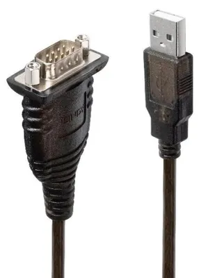 Obrázek produktu pro Lindy 43413, Šedá, 1,5 m, USB Typ-A, RS-232, Samec, Samec