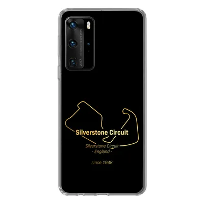 Produktbild von MuchoWow® Handyhülle Schutzhülle Hülle für Huawei P40 Pro Formel 1 - Rennstrecke - Silverstone Silikon Softcase Handy Hülle - Schutz