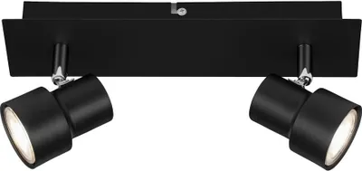 Produktbild von LED Deckenspot Deckenlampe 2xGU10 inkl. dreh-& schwenkbar 5W Schwarz Briloner