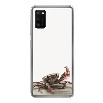 Produktbild von MuchoWow® Handyhülle Schutzhülle Hülle für Samsung Galaxy A41 Kinder - Krabbe - Meerestiere - Jungen - Mädchen - Kinder Silikon Softcase Handy Hülle - Mobiltelefon