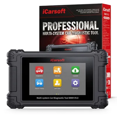 Produktbild von iCarsoft BMM V4.0 OBD2 Diagnosegerät kompatibel mit BMW MINI Rolls-Royce inkl. 2 weitere Marken GRATIS, CAN-FD, DoIP, Service-Reset inkl. Updates