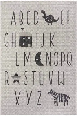 Produktbild von Leva Teppich 160 cm x 230 cm Alphabet Beige